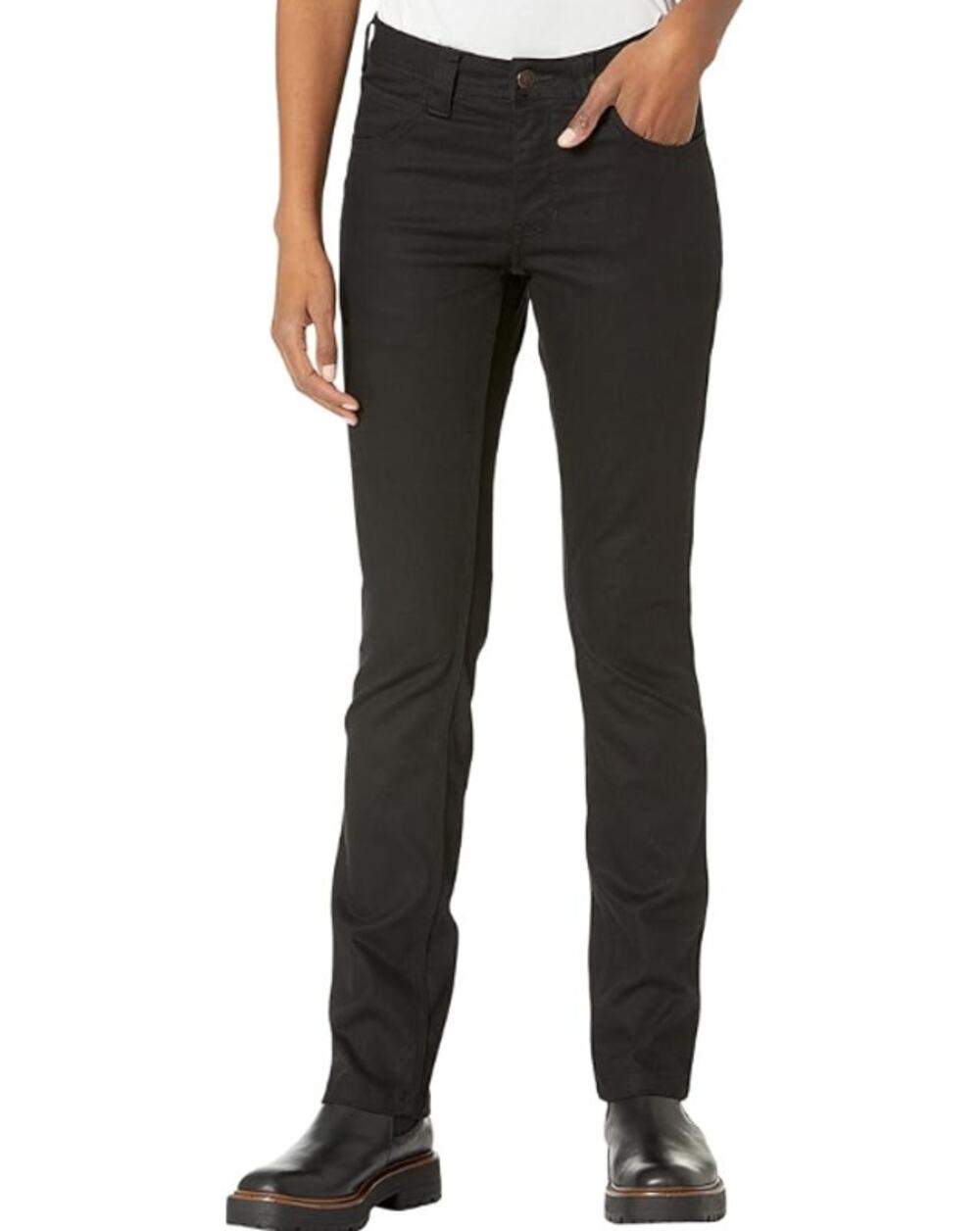WOLVERINE Women's FR Flame Resistant Straight Jeans Size 14 Black Stretch NWT